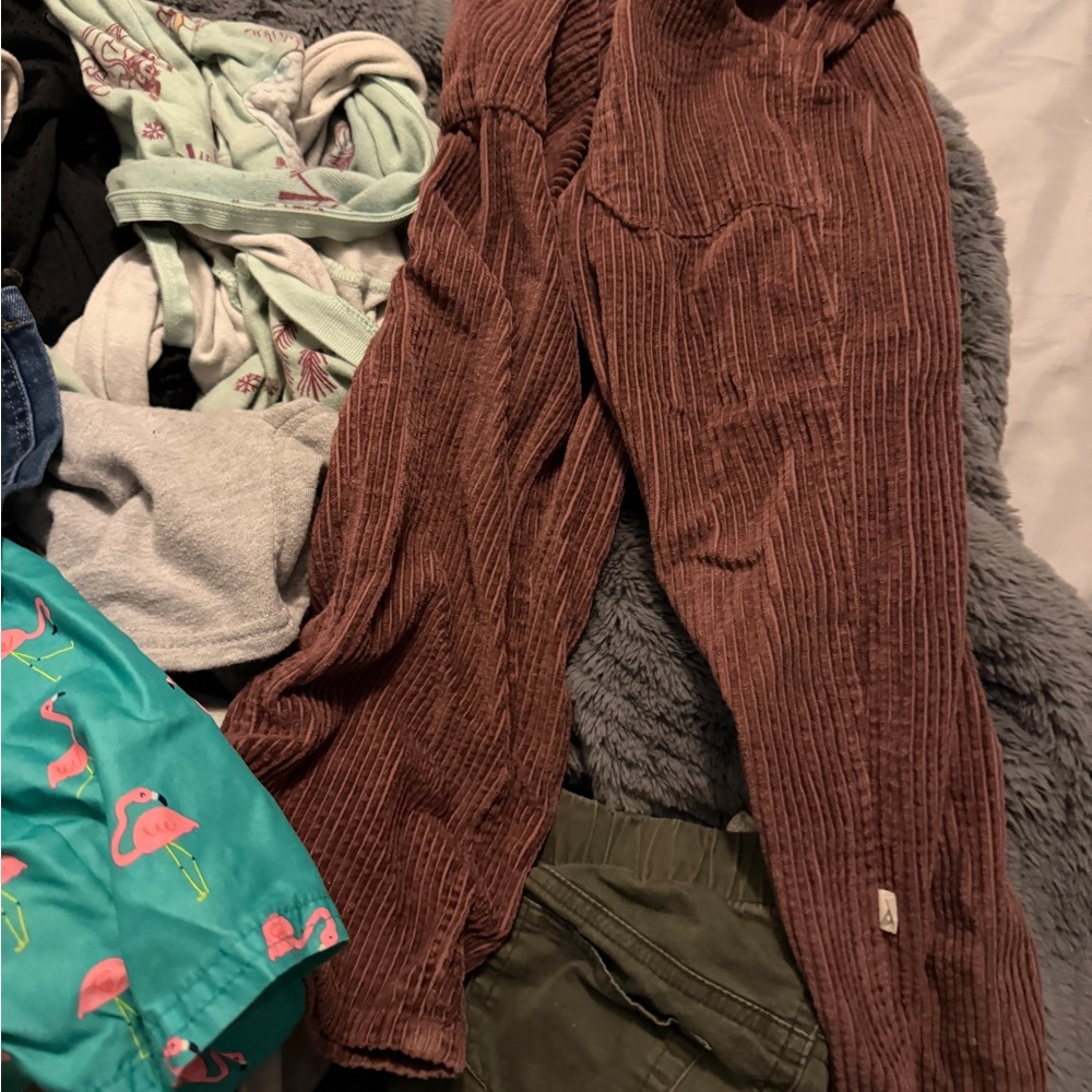 Assorted kids 4t 5t clothes Kids Brown Corduroy Pants